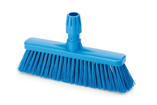Short broom - Blue - Medium bristle picture